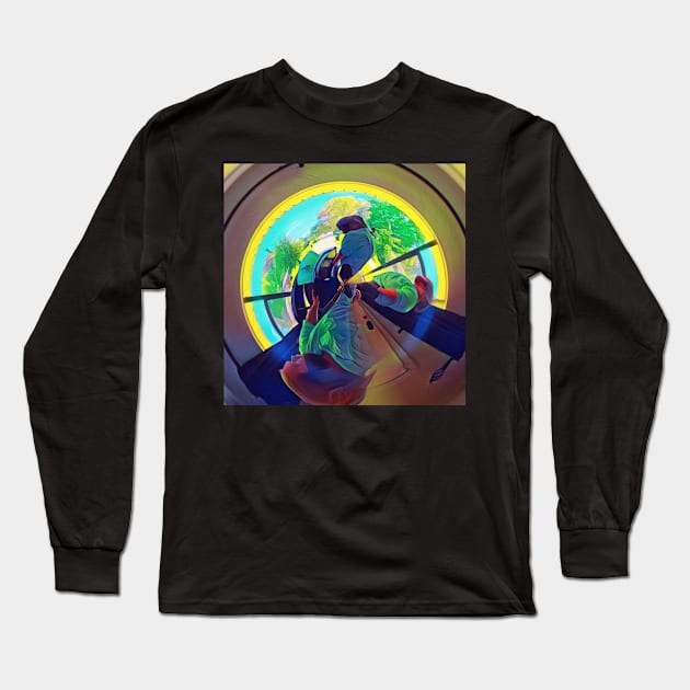 Cartoon Tiny World Long Sleeve T-Shirt by tcarsonj